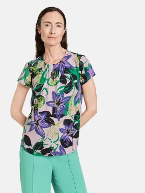 Blouse paars/lichtroze