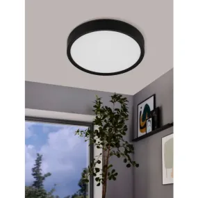 EGLO MUSURITA PLAFONDLAMP ZWART 34CM 16.8W