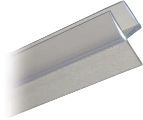 GLASDEURRUBBER ONDER KL MEGLA CE met lip*hard*glasdikte 8mm*