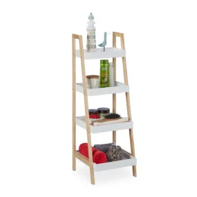 Ladderrek badkamer wit
